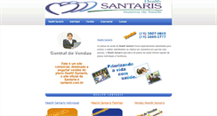 Desktop Screenshot of healthsantaris.com.br